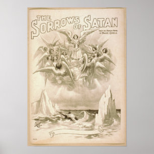 Sorrows of Satan c1898-Vintagen Poster