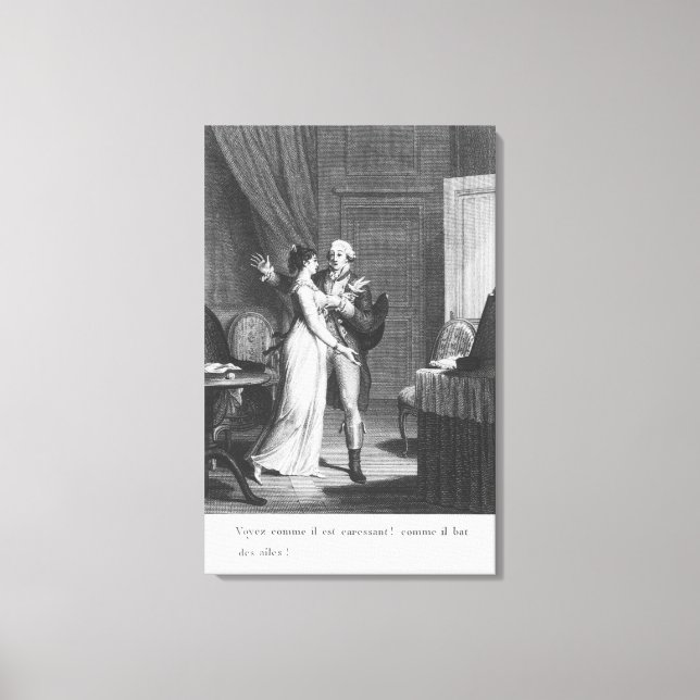 Sorrows of Werther" Canvastryck (Framsida)