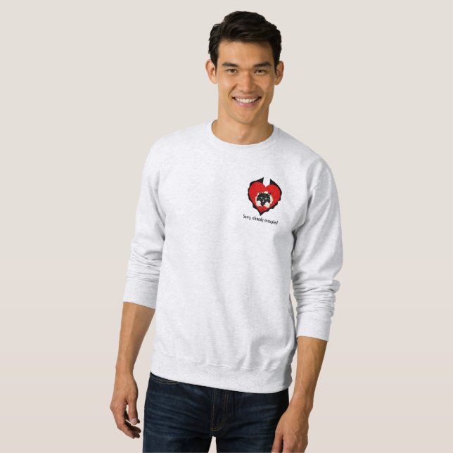 Sorry, already occupied lång ärmad tröja (Hel framsida)