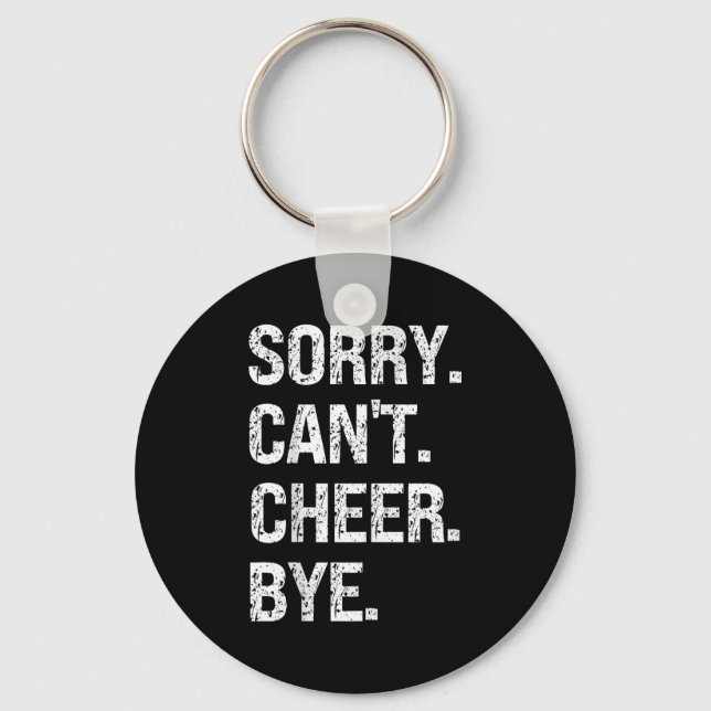 Sorry Can't Cheer Bye Retro Cheer Lovers  Nyckelring (Framsida)