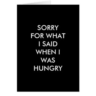 SORRY Card Hälsningskort