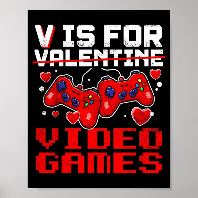 Sorry Girls I Only Love Video Games And My Mom Vin Poster (Framsidan)
