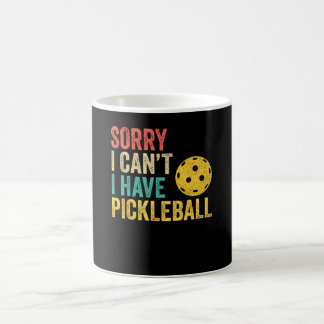 Sorry I Can't I Have Pickleball Kaffemugg
