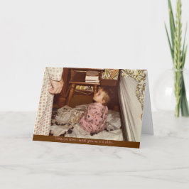 "sorry i haven't written" greeting card kort