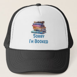 Sorry I’m Booked - Bookworm Humor Keps