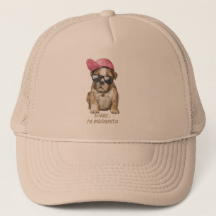 SORRY I'M INDOGNITO (English Bulldog) söt valp hun Keps