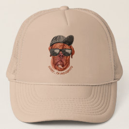 SORRY I'M INDOGNITO (Fransk Mastiff) rolig hund Keps