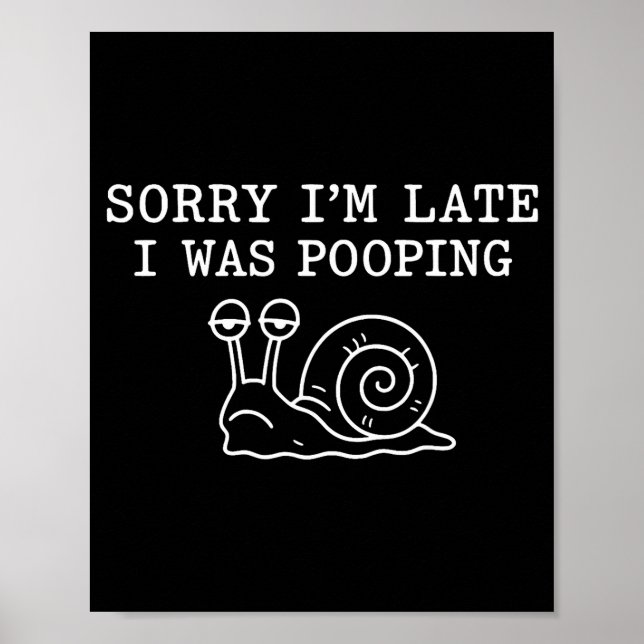 Sorry I'm Late I Was Ong Funny  Poster (Framsidan)