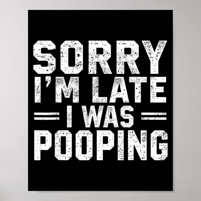 Sorry I'm Late I Was Ong  Poster (Framsidan)