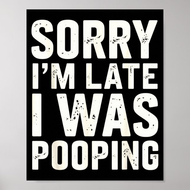 Sorry I'm Late I Was Ong  Poster (Framsidan)