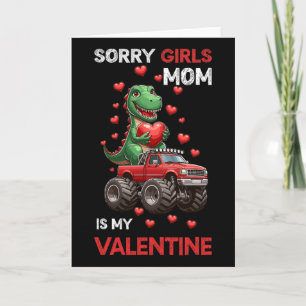 Sorry Ladies Mamma Min Alla Hjärtans Dags Monstert Kort