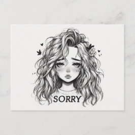 Sorry Postcard Vykort