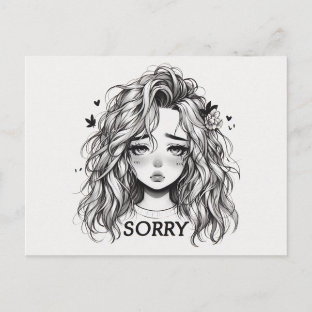 Sorry Postcard Vykort (Framsida)