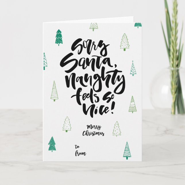 Sorry Santa... Helgkort (Framsida)