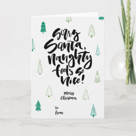 Sorry Santa... Helgkort