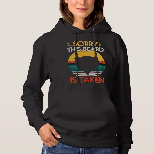 Sorry this beard is taken Bart Papa Beard Carrier  T Shirt (Framsida)