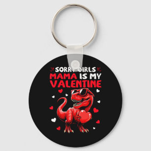 Sorry Tjejer Mamma Är Min Valentine Dinosaurie Hål Nyckelring