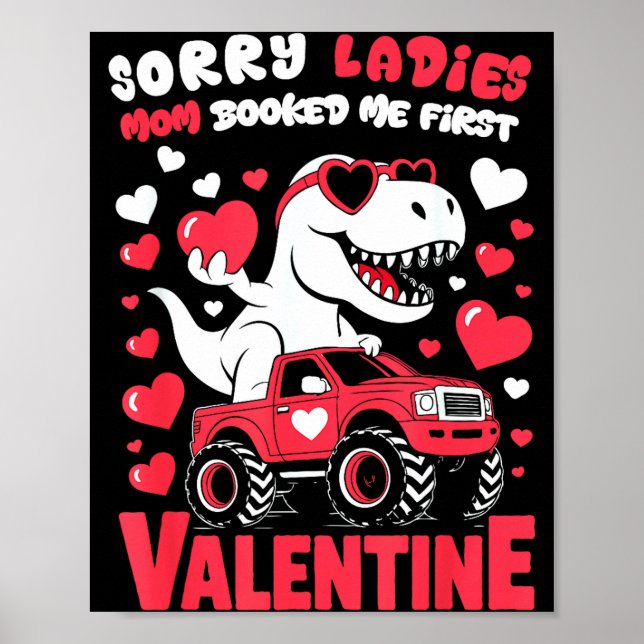 Sorry Valentine Ladies Mom Booked Me First  Poster (Framsidan)