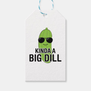 Sort av en stor Dill Presentetikett