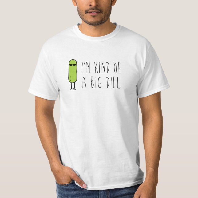 Sort av en stor Dill Tee (Framsida)