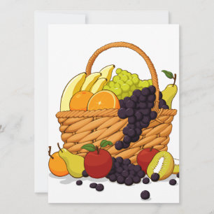 Sort av färska frukter i A Basket