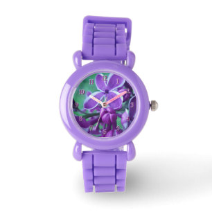 Sort av lilac i färg armbandsur