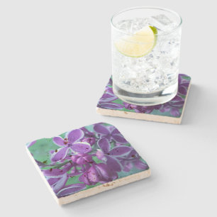 Sort av lilac i färg stenunderlägg