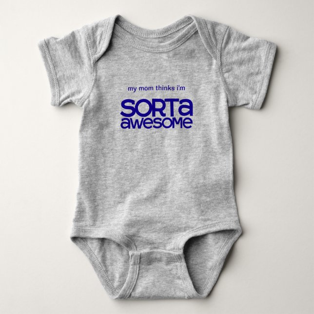 Sorta enorm babyBodysuit Tee (Framsida)