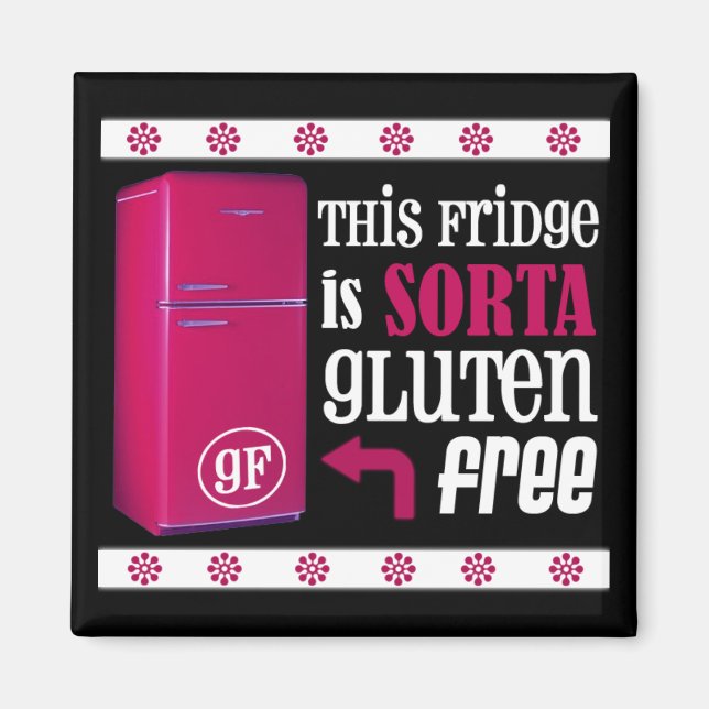 Sorta Gluten-Free Fridge Magnet (Framsidan)