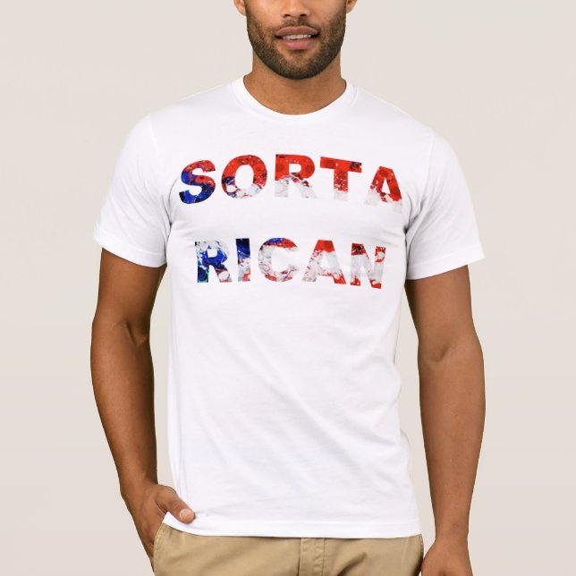 Sorta Rican T-tröja T-shirt (Framsida)