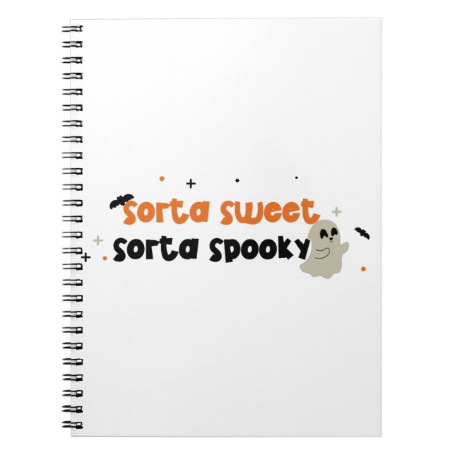 Sorta Sweet Sorta Spooky Anteckningsbok (Framsidan)