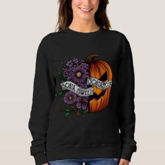Sorta Sweet Sorta Spooky Flower Pumpkin T Shirt