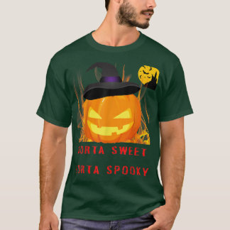 sorta sweet sorta spooky gift Halloween T Shirt