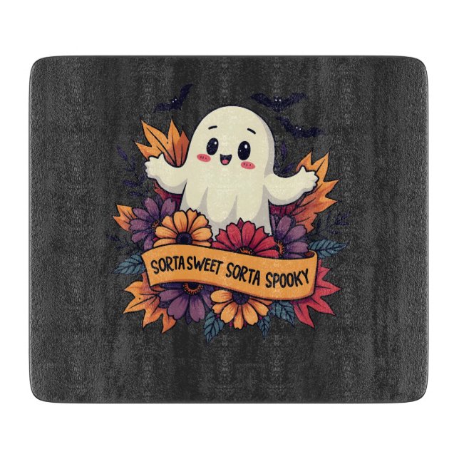 Sorta Sweet Sorta Spooky Halloween Ghost Fall Kärl (Framsidan)