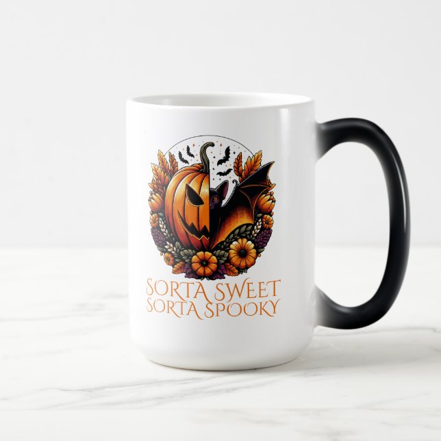 Sorta Sweet Sorta Spooky Magisk Mugg (Höger)
