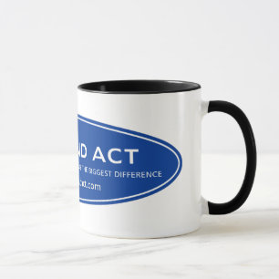 Sorten agerar kaffemuggen mugg
