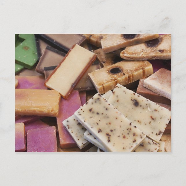 Sortering av tvål av organiskt handgjord vykort (Framsida)