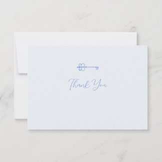 Sorteringskort för vattenfärg Nyckel Tack Kort