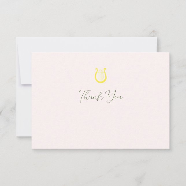 Sorteringskort för vattenfärg tack kort (Framsida)