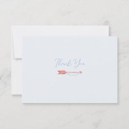 Sorteringskort för vattenfärgspil tack kort