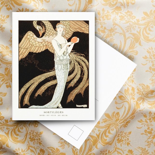 Sortilèges: Klänning av George Barbier Vykort (Skapare uppladdad)