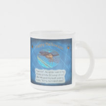 Sortuppsättning för Halloween Spider Glass Mugg