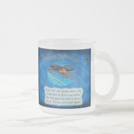 Sortuppsättning för Halloween Spider Glass Mugg