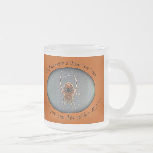 Sortuppsättning för Halloween Spider Glass Mugg (Höger)