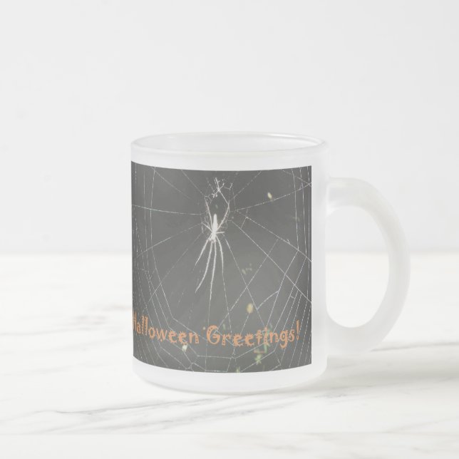 Sortuppsättning för Halloween Spider Glass Mugg (Höger)