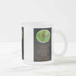 Sortuppsättning för Halloween Spider Glass Mugg