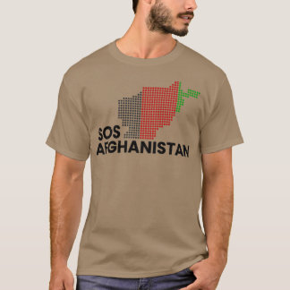 SOS afghanistan Dots T Shirt