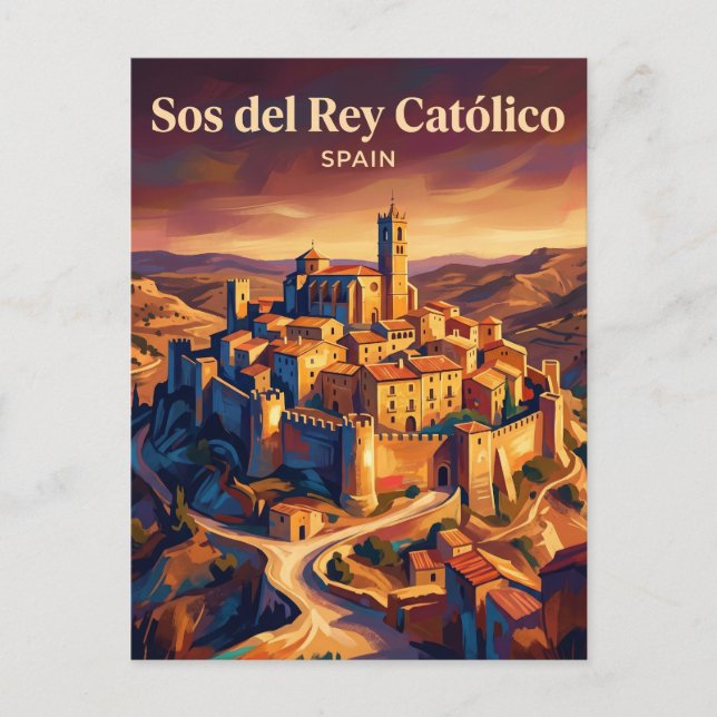 Sos del Rey Católico Spanien Vykort (Framsida)