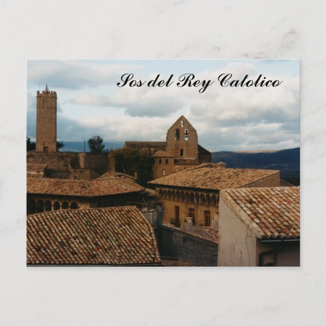 Sos del Rey Católico Vykort (Framsida)