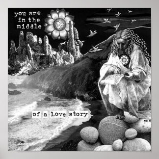 SOS Du är i Mitten i en Kärlek-story Poster